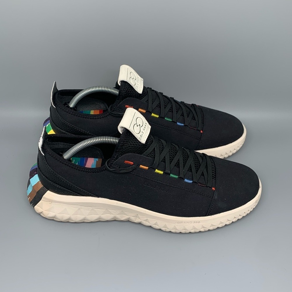 Cole Haan Zerogrand Outpace 2 Pride Black Shoes C36558 Men's Sz 11.5